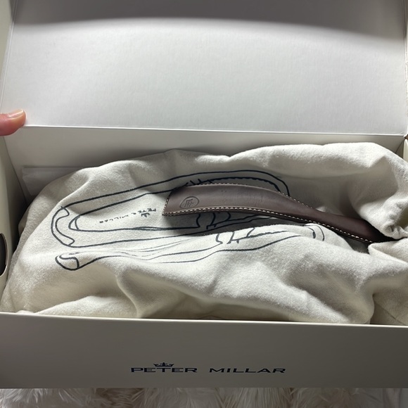 NEW NWT IN BOX never worn Peter Millar suede Venetian loafer watermelon red 6 - Picture 7 of 7